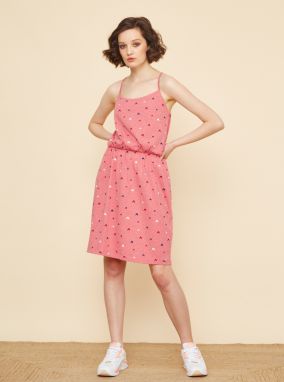 Ružové vzorované šaty ZOOT Baseline Rosemary