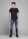 Modré slim fit rifle Jack & Jones Glenn galéria