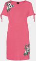 Ružové dámske šaty s potlačou SAM 73 galéria
