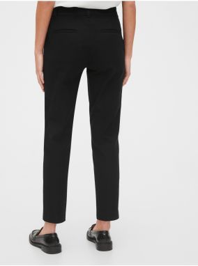 Nohavice slim ankle pants Čierna galéria