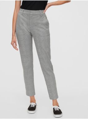 Nohavice slim ankle pants Šedá