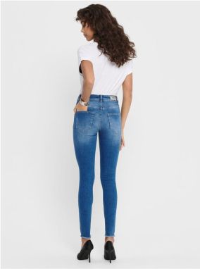 Modré skrátené skinny fit rifle ONLY Blush galéria