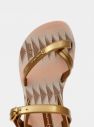 Dievčenské sandále v zlatej farbe Ipanema galéria