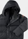 Čierne dievčenská zimná prešívaná bunda name it galéria