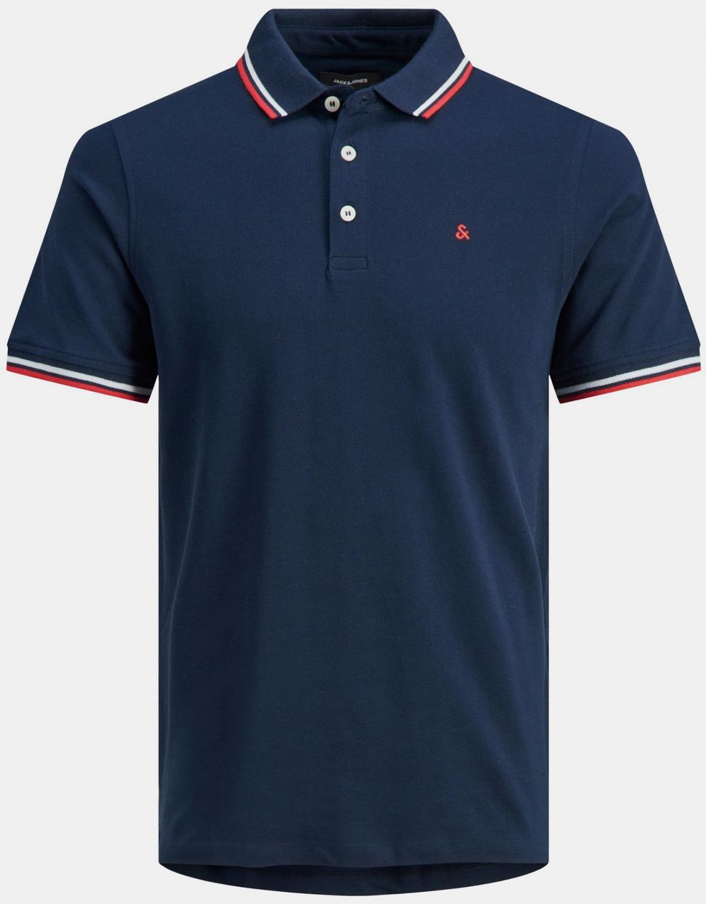 Tmavomodrá polokošeľa Jack & Jones Paulos