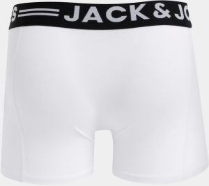 Súprava troch boxeriek v bielej farbe Jack & Jones Sense galéria