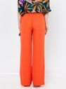 Nohavice pre ženy CAMAIEU - oranžová galéria