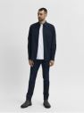 Tmavomodré pánske slim fit rifle Selected Homme Slim-Leon galéria