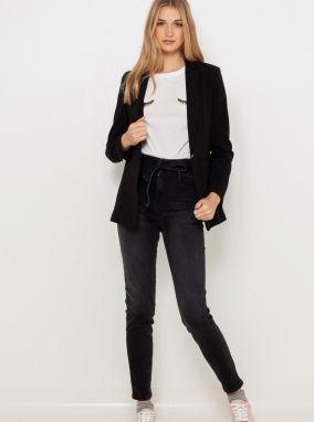 Slim fit pre ženy CAMAIEU - tmavosivá galéria