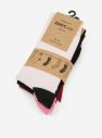 Sada troch párů dámských ponožek ve světle růžové, černé a vínové barvě  ZOOT.lab galéria