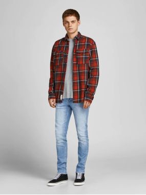 Svetlomodré skinny fit rifle Jack & Jones Glenn