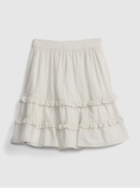 Detská sukňa stripe skirt Biela