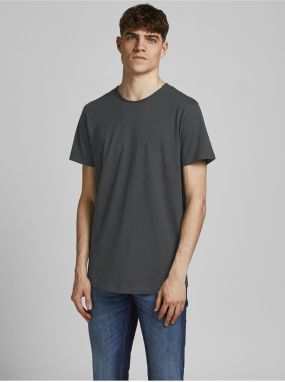 Tmavošedé basic tričko Jack & Jones Basher