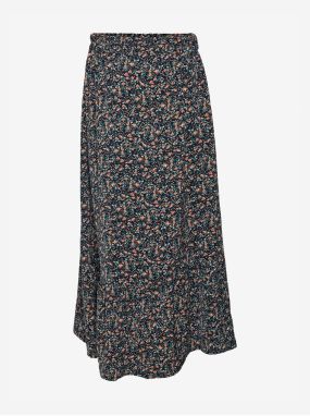 Tmavomodrá kvetovaná tehotenská sukňa Mama.licious Fina galéria
