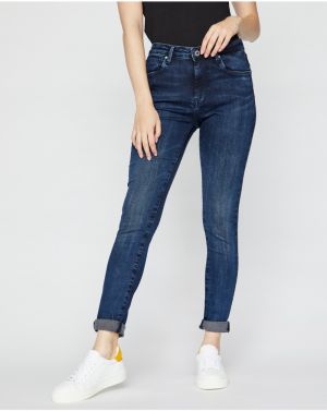 Skinny fit pre ženy Pepe Jeans - modrá