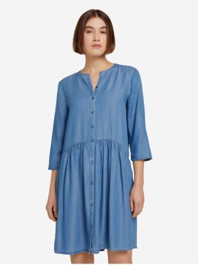 Modré dámske rifľové šaty Tom Tailor Denim galéria