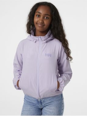 Svetlofialová dievčenská ľahká bunda JACKET HELLY HANSEN