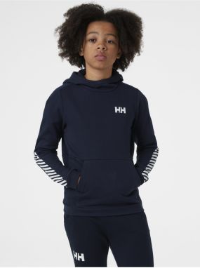 Tmavomodrá chlapčenská mikina s kapucňou HELLY HANSEN