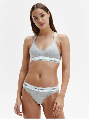 Calvin Klein sivá podprsenka Lift