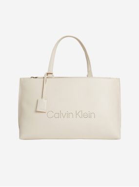 Krémový dámsky shopper Calvin Klein