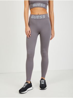 Šedé dámske športové legíny Guess Trudy