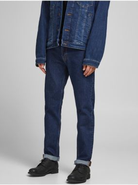 Tmavomodré straight fit rifle Jack & Jones Clark