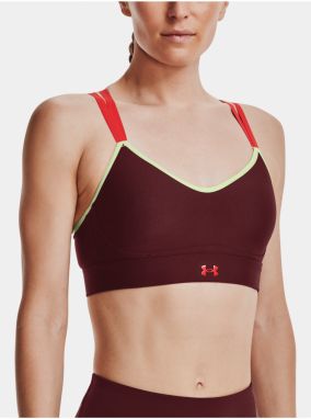 Vínová dámska športová podprsenka Under Armour UA Infinity Low Strappy