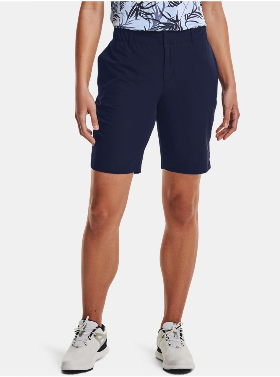 Tmavomodré dámske športové šortky Under Armour