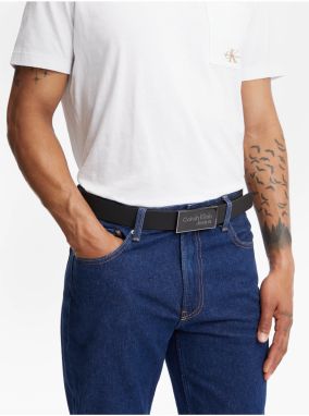 Opasky pre mužov Calvin Klein Jeans - čierna