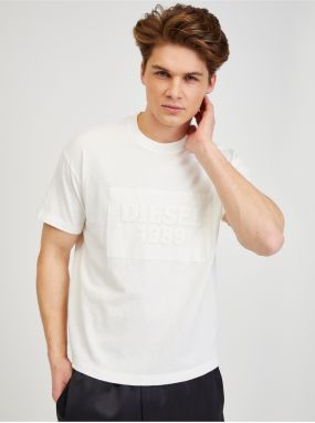 Biele pánske tričko Diesel