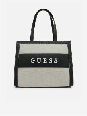 Čierno-béžová dámska kabelka Guess Monique Tote