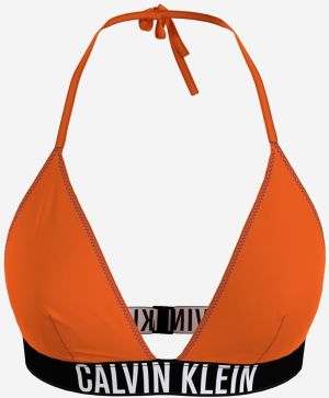 Oranžový dámsky horný diel plaviek Calvin Klein
