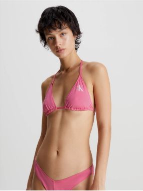 Ružový dámsky vrchný diel plaviek Calvin Klein Underwear