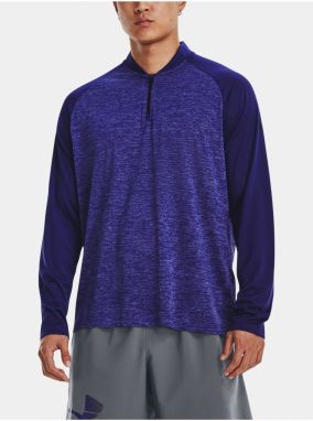 Tričko Under Armour UA Tech 2.0 Novelty 1/4 Zip-BLU