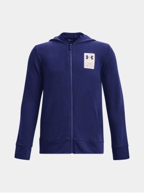 Tmavomodrá chlapčenská mikina Under Armour UA Rival Terry FZ Hoodie