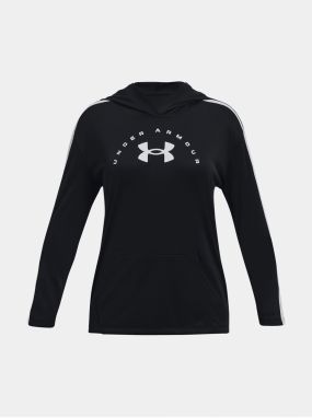 Mikina Under Armour Tech Graphic LS Hoodie-BLK