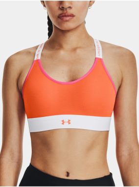 Oranžová dámska športová podprsenka Under Armour UA Infinity Mid - Run Hook