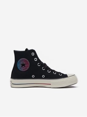 Čierne dámske členkové tenisky Converse Chuck 70 Color Fade