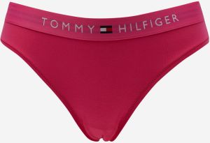 Tmavo ružové dámske nohavičky Tommy Hilfiger Underwear