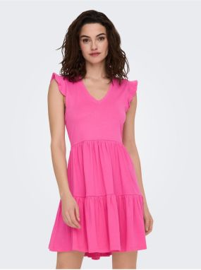 Ružové dámske šaty ONLY May