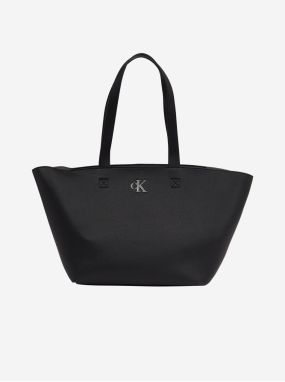 Čierny dámsky shopper Calvin Klein Jeans Minimal Monogram