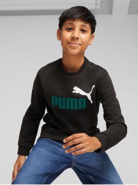 Čierna chlapčenská mikina Puma ESS+ 2 Col