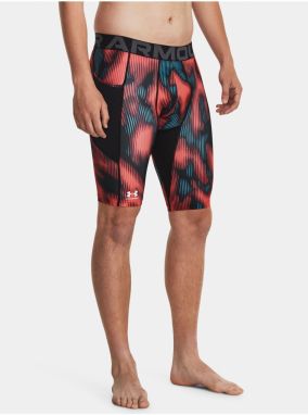 Modro-červené pánske vzorované športové kraťasy Under Armour UA HG Prtd Long Shorts