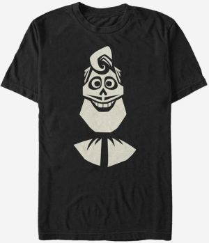 Čierne unisex tričko s potlačou ZOOT.Fun Ernesto Face Pixar