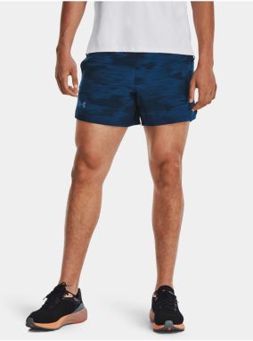 Modré pánske športové kraťasy Under Armour UA LAUNCH 5'' PRINTED SHORT