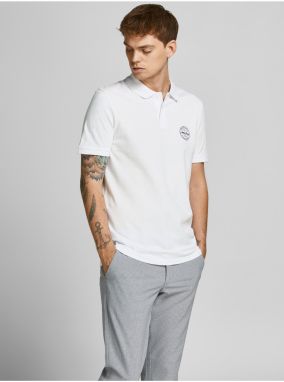 Biela polokošeľa Jack & Jones Shark