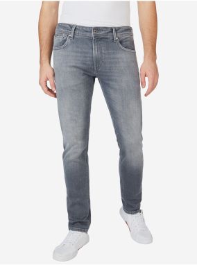 Slim fit pre mužov Pepe Jeans - sivá