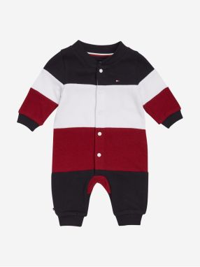 Červeno-modré detské pruhované body Tommy Hilfiger