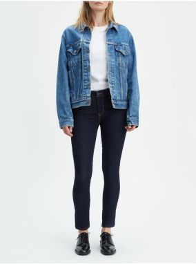 Tmavomodré dámske skinny fit rifle Levi's® 711