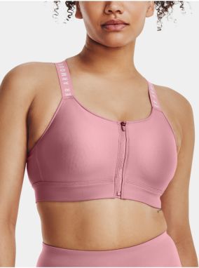 Podprsenka Under Armour UA Infinity High Bra Zip-PNK